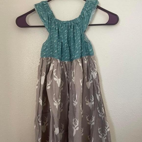 Custom Boutique Deer Dress and Camo Pants SIZE 4/5 - Picture 2 of 3
